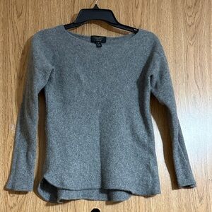 Charter Club Gray Cashmere Sweater size M but, fits like small.